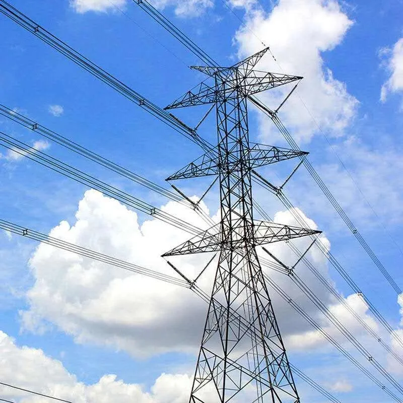 Turn de transmisie din oțel în unghi galvanizat de 132 kV