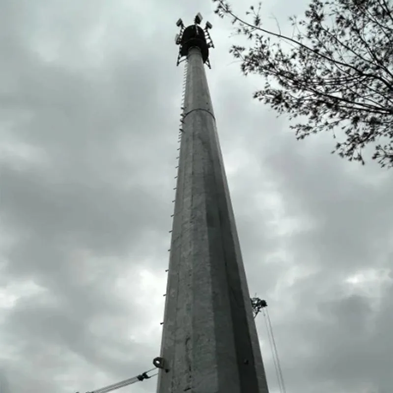 Turnul de telecomunicații cu conducte de oțel înalt
